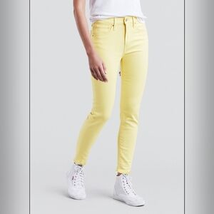 Levi's Skinny721 High Rise Ankle Skinny Women's Jeans Yellow Size 26
